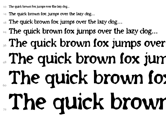 Old Newspaper font waterfall